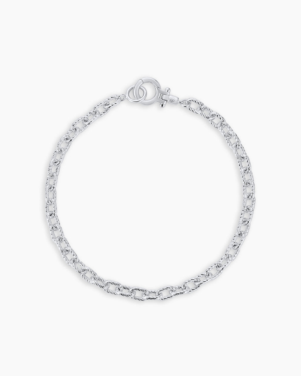 Crew Mini Link Bracelet || option::Silver Plated