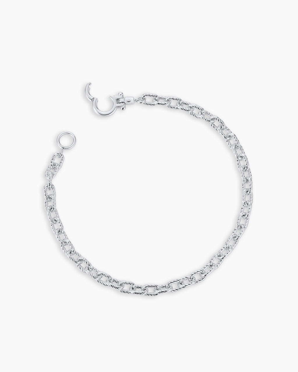 Crew Mini Link Bracelet || option::Silver Plated