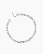 Crew Mini Link Bracelet || option::Silver Plated