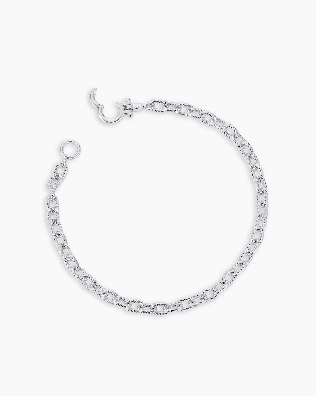 Crew Mini Link Bracelet || option::Silver Plated