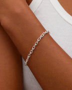 Crew Mini Link Bracelet || option::Silver Plated