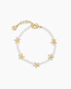 Starfish Pearl Bracelet || option::18K Gold Plated