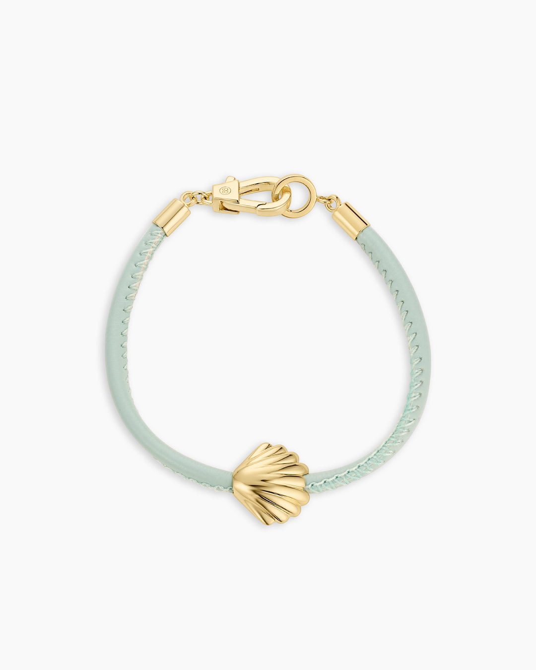 Brooks Scallop Bracelet || option::18K Gold Plated