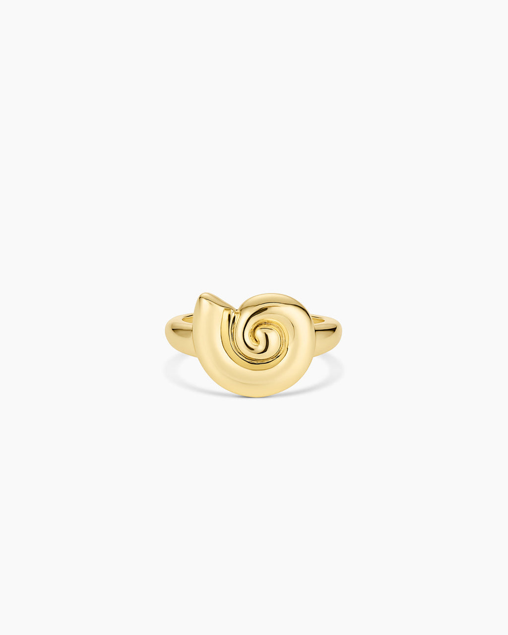 Nautilus Ring || option::18K Gold Plated