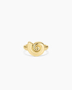 Nautilus Ring || option::18K Gold Plated