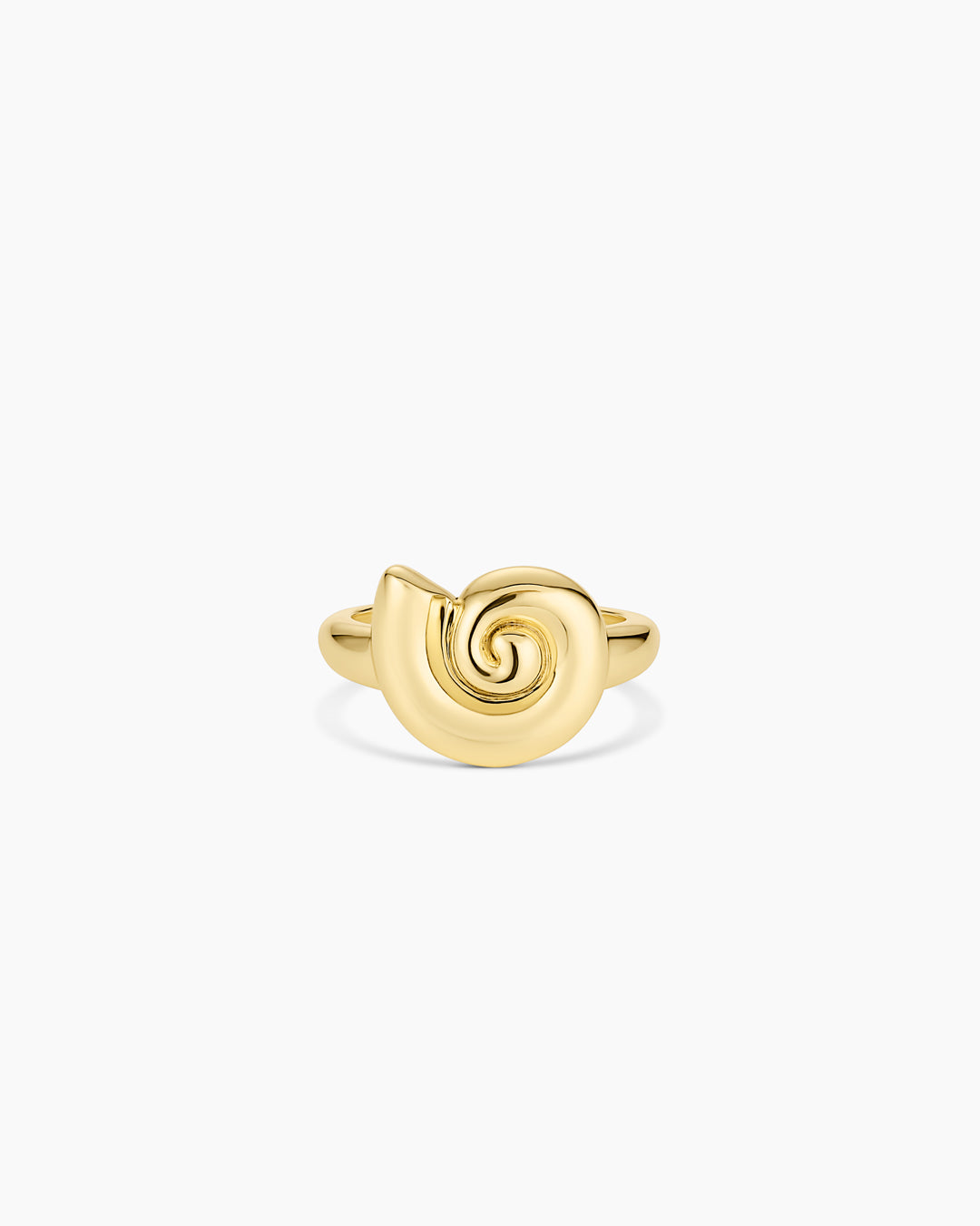 Nautilus Ring || option::18K Gold Plated