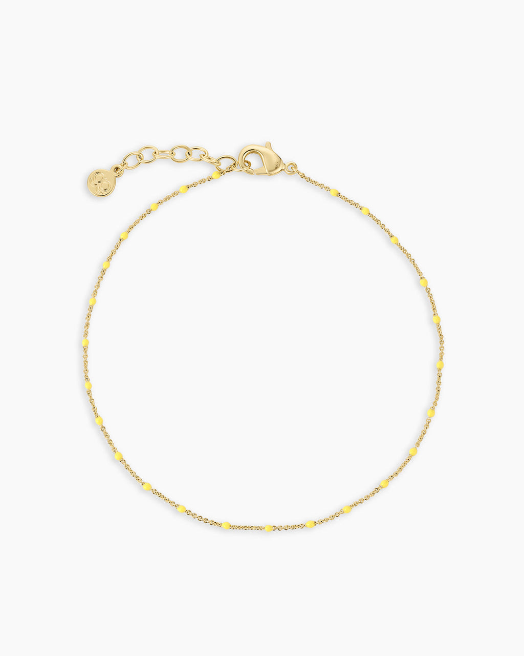 Capri Anklet || option::18K Gold Plated, Lemon