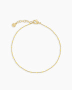 Capri Anklet || option::18K Gold Plated, Lemon
