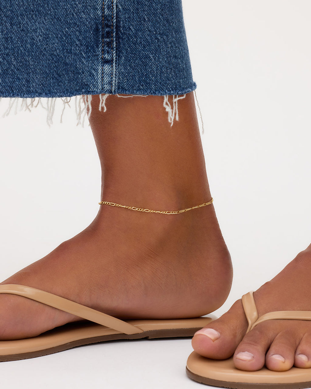 Enzo Anklet || option::18K Gold Plated
