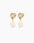 Scallop Earrings || option::18K Gold Plated