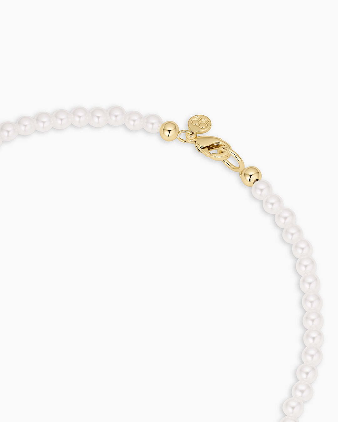 Scallop Pearl Necklace || option::18K Gold Plated