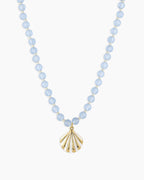Porto Scallop Necklace || option::18K Gold Plated
