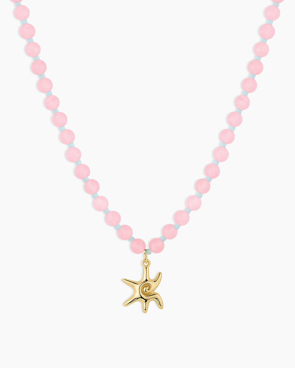 Porto Sun Star Necklace || option::18K Gold Plated