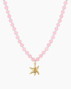 Porto Sun Star Necklace || option::18K Gold Plated