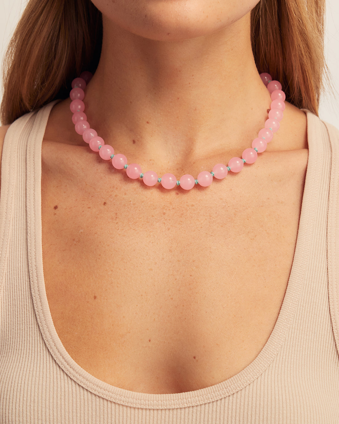 Porto Necklace || option::18K Gold Plated, Peony