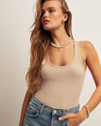 Porto Necklace || option::18K Gold Plated, Seafoam
