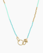 Scallop Padlock Bay Necklace || option::18K Gold Plated