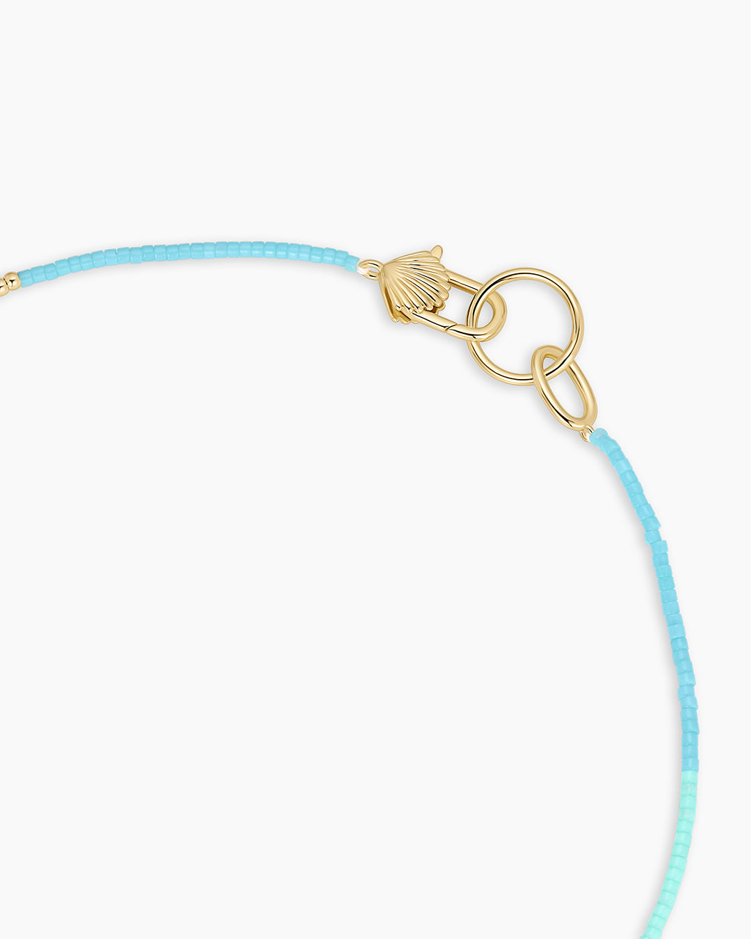 Scallop Padlock Bay Necklace || option::18K Gold Plated