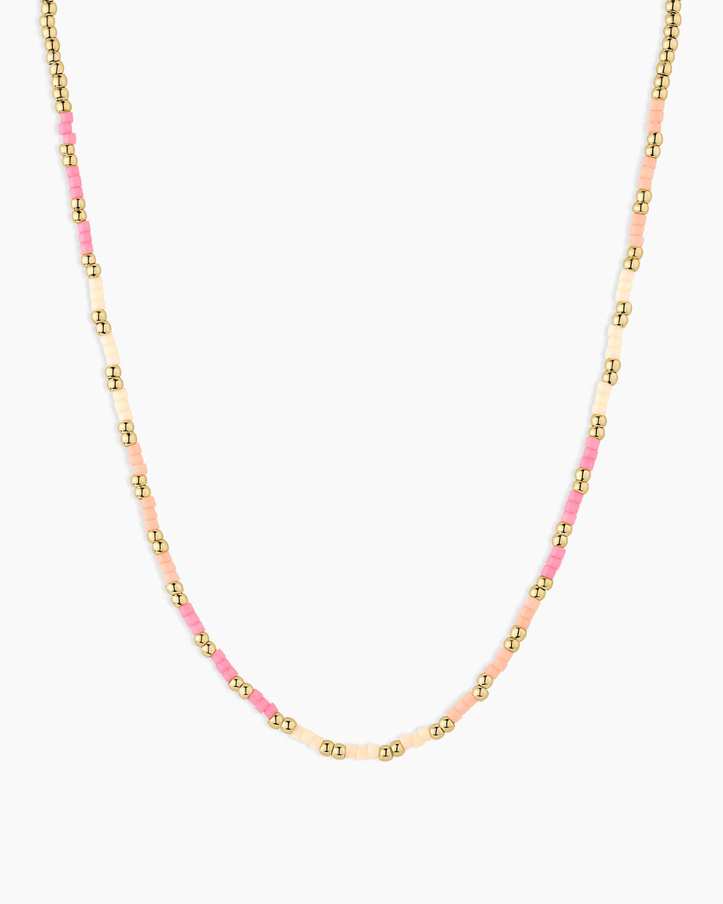 Scallop Padlock Sunset Necklace || option::18K Gold Plated