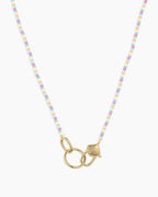 Scallop Padlock Beach Necklace || option::18K Gold Plated