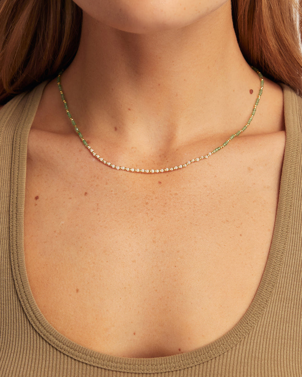 Reef Seafoam Necklace || option::18K Gold Plated