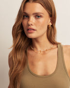 Reef Sand Necklace || option::18K Gold Plated