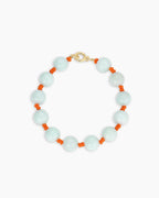 Porto Bracelet || option::18K Gold Plated, Seafoam