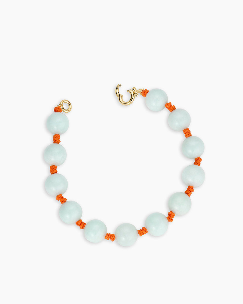 Porto Bracelet || option::18K Gold Plated, Seafoam