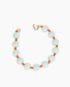 Porto Bracelet || option::18K Gold Plated, Seafoam