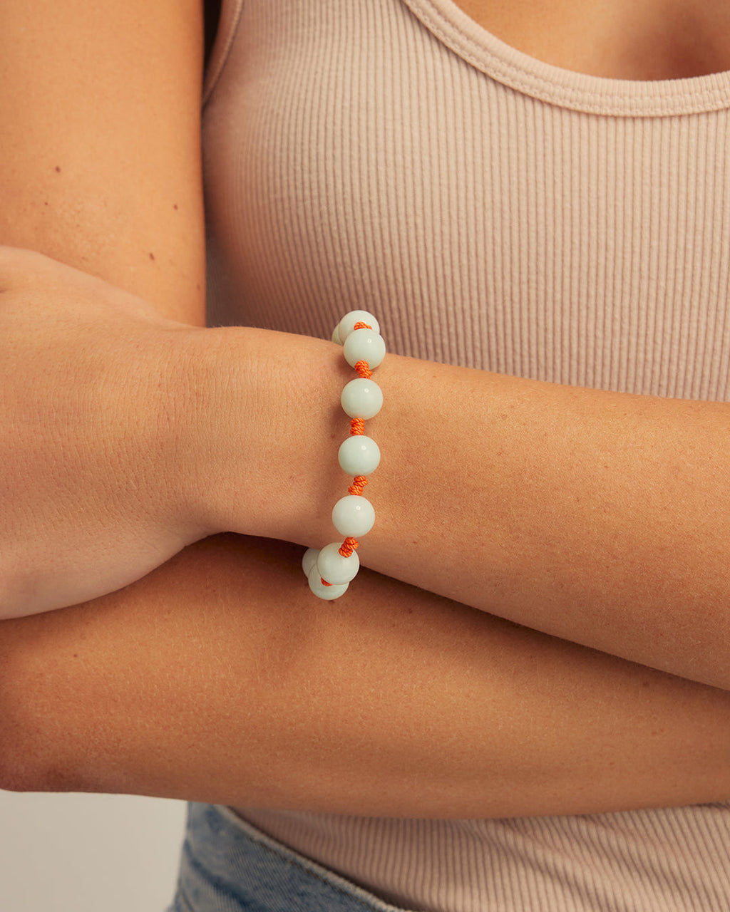 Porto Bracelet || option::18K Gold Plated, Seafoam