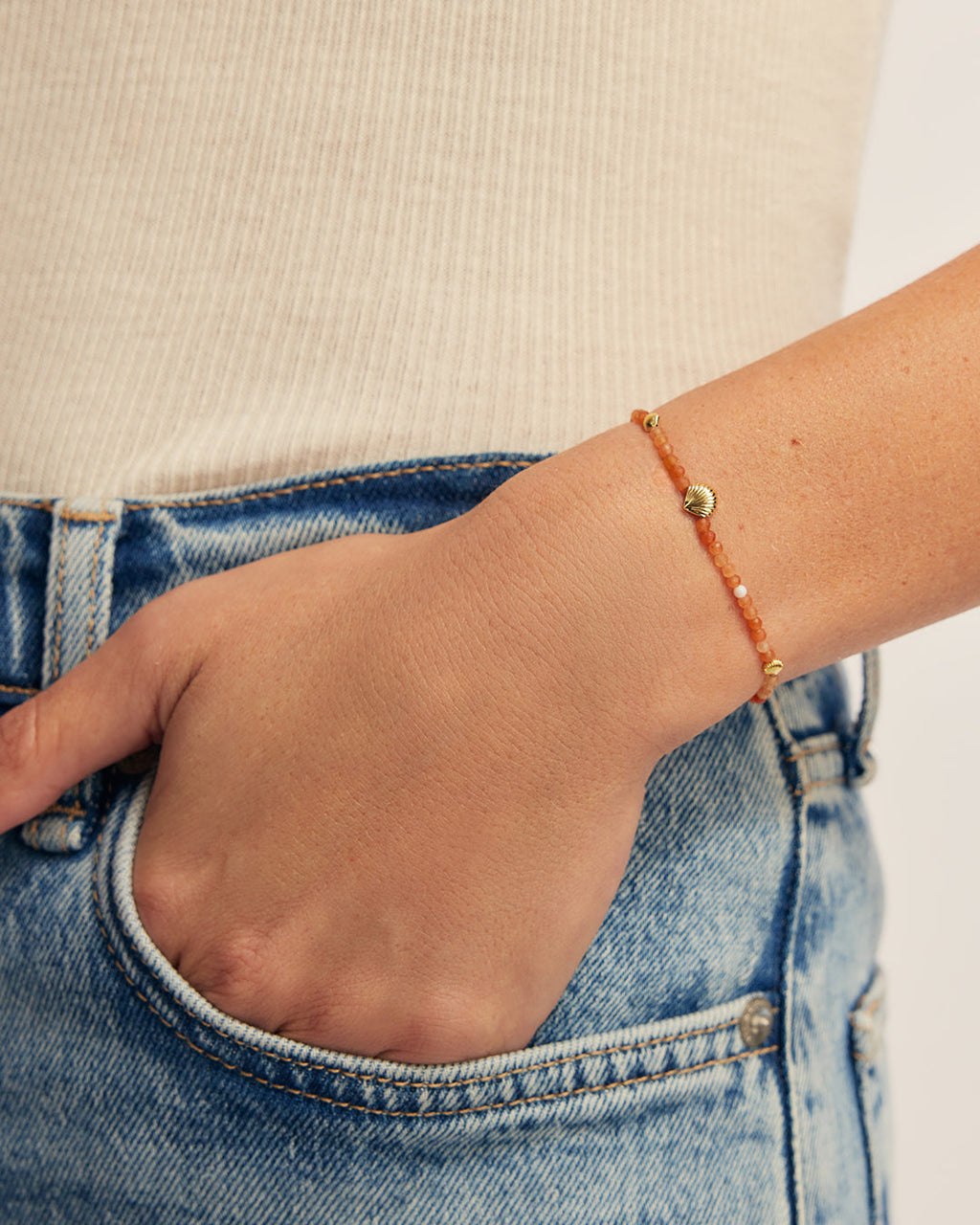 Reef Sunset Bracelet || option::18K Gold Plated