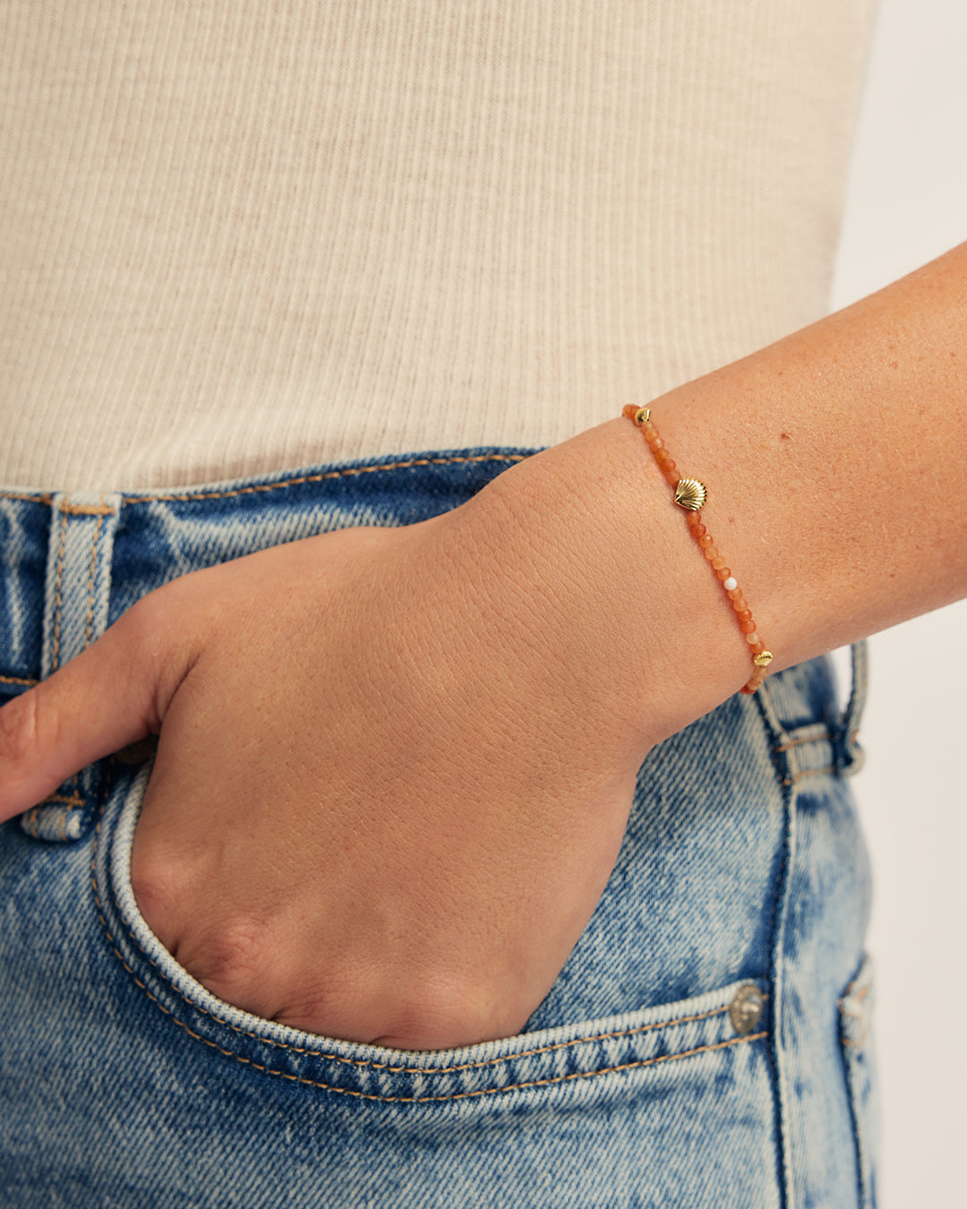 Reef Sunset Bracelet || option::18K Gold Plated