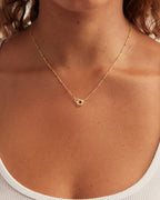 Capri Necklace || option::18K Gold Plated, Orange