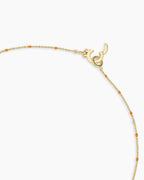 Capri Necklace || option::18K Gold Plated, Orange