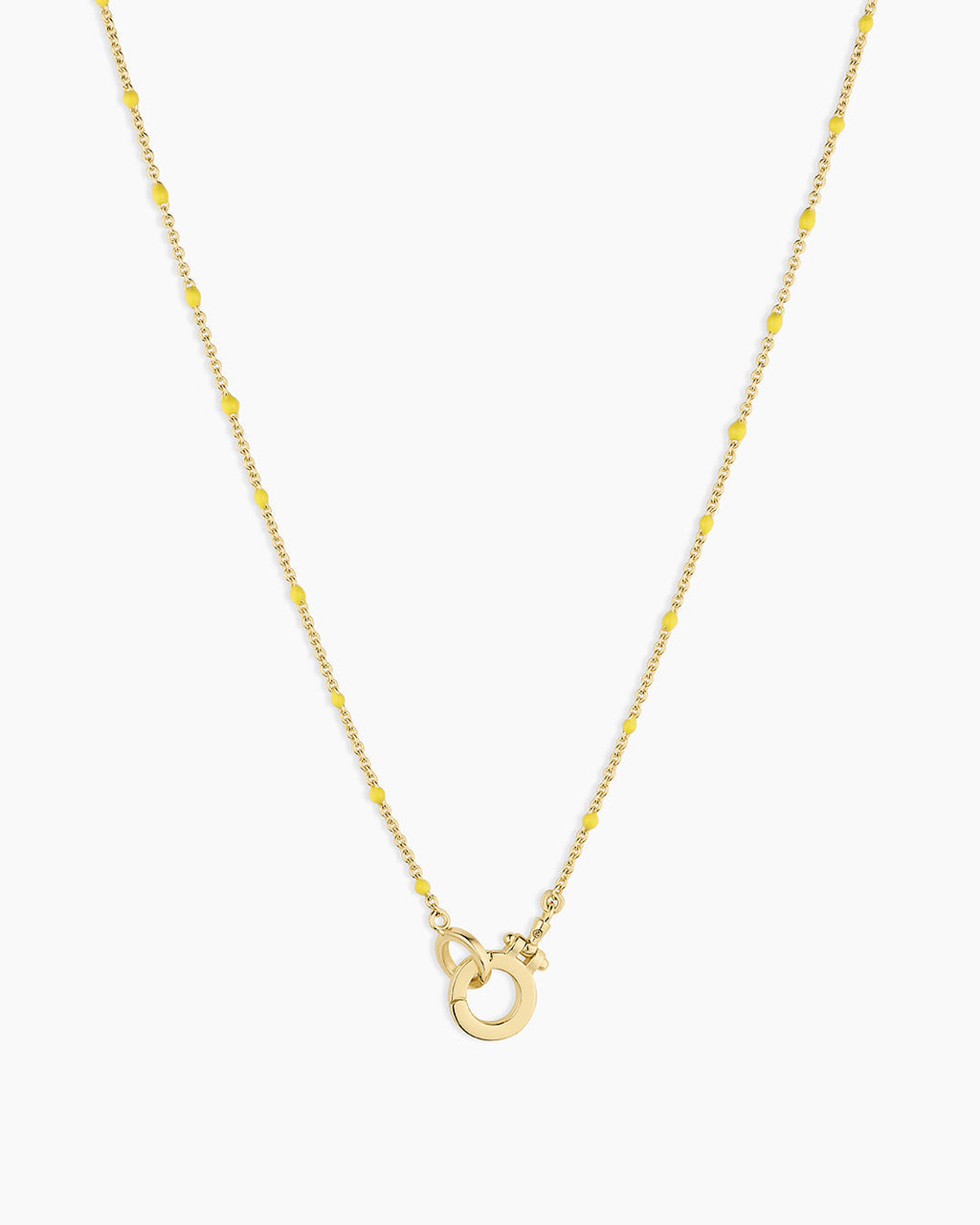 Capri Necklace || option::18K Gold Plated, Yellow