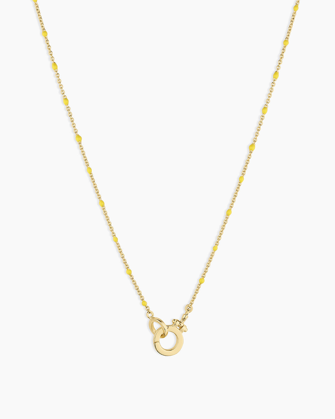 Capri Necklace || option::18K Gold Plated, Yellow