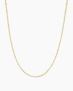 Capri Necklace || option::18K Gold Plated, Yellow