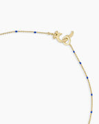 Capri Necklace || option::18K Gold Plated, Royal Blue