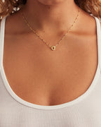 Capri Necklace || option::18K Gold Plated, Maroon