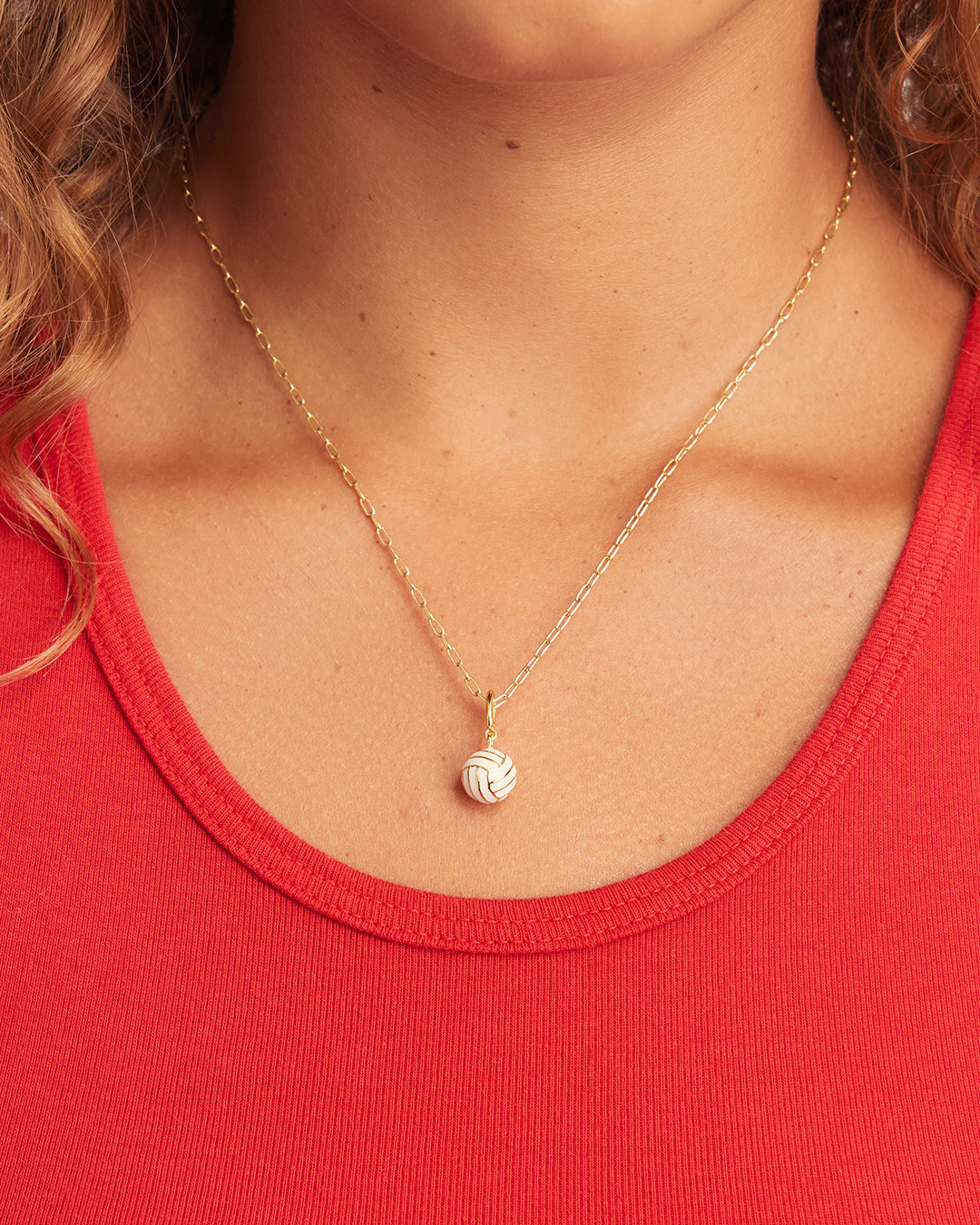 Scout Charm || option::18K Gold Plated, Volleyball/Water Polo