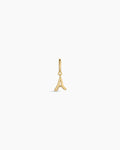 Ryder Alphabet Charm || option::18K Gold Plated, A