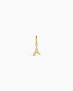 Ryder Alphabet Charm || option::18K Gold Plated, A
