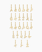 Ryder Alphabet Charm || option::18K Gold Plated
