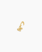Ryder Alphabet Charm || option::18K Gold Plated, E