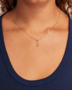 Ryder Alphabet Charm || option::18K Gold Plated, G