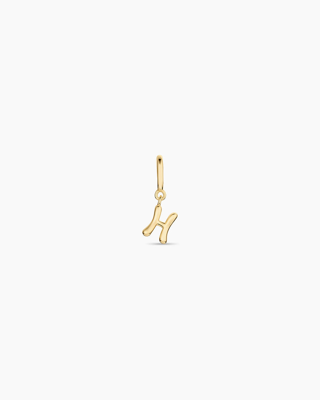 Ryder Alphabet Charm || option::18K Gold Plated, H