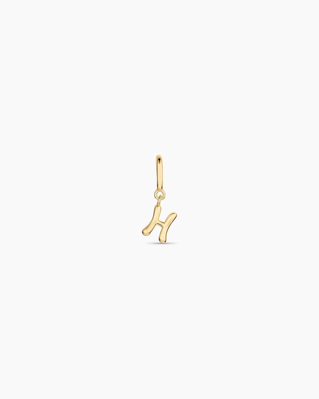 Ryder Alphabet Charm || option::18K Gold Plated, H