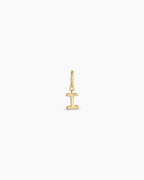 Ryder Alphabet Charm || option::18K Gold Plated, I