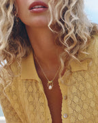 Ryder Alphabet Charm || option::18K Gold Plated, I