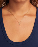 Ryder Alphabet Charm || option::18K Gold Plated, K